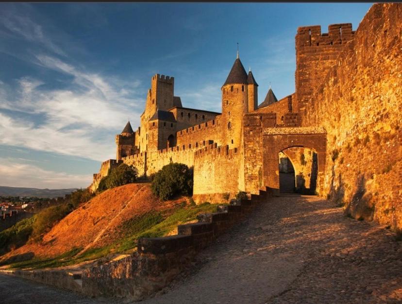 Gite Au Pied De La Cite Medievale - Le 127 Carcasona Exterior foto